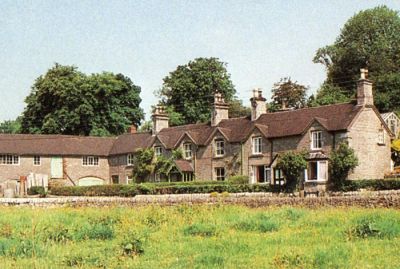 waterhouses cottages postcard web